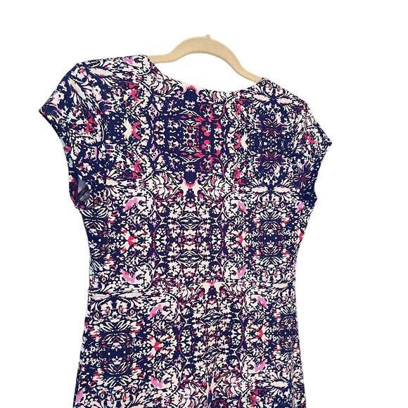 Lola Athletic Dress Geometric Pattern Womans M Athleisure Summer Casual Golf - Picture 4 of 7